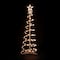48" x 16" Lighted Spiral Outdoor Christmas Tree with Star